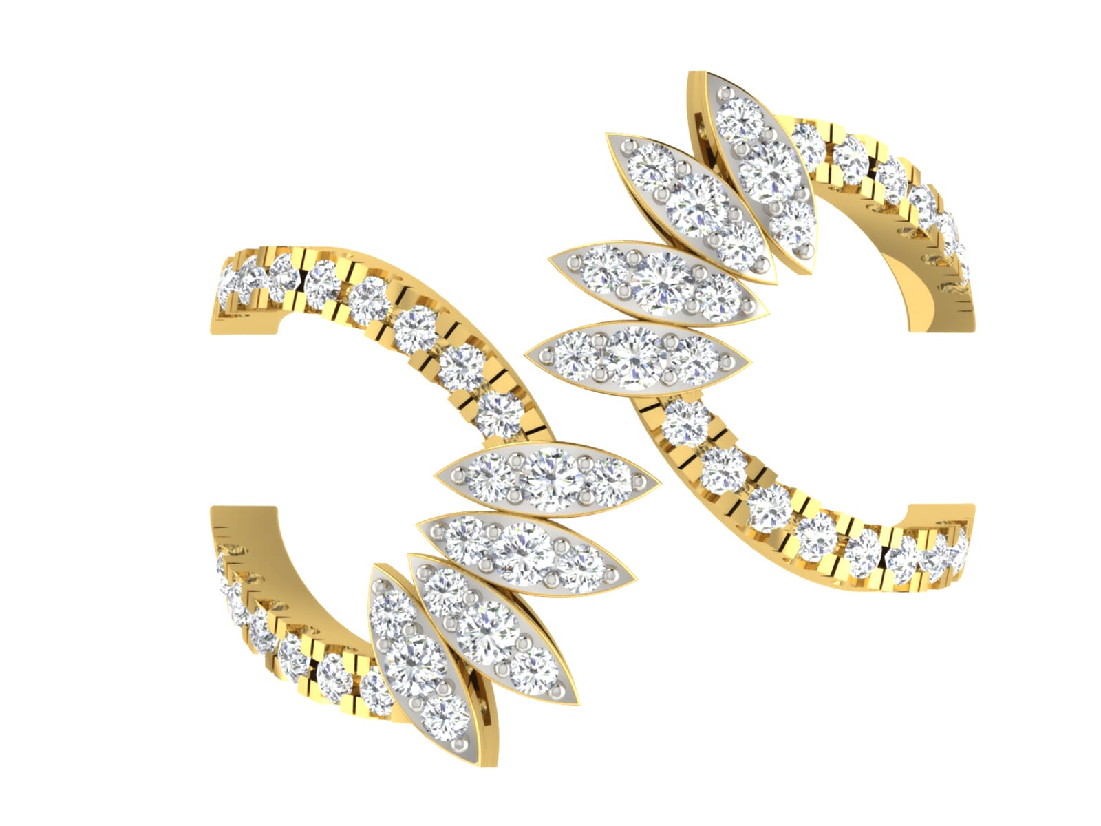 18KT Gold and 0.78 Carat F Color VS Clarity Diamond Ring