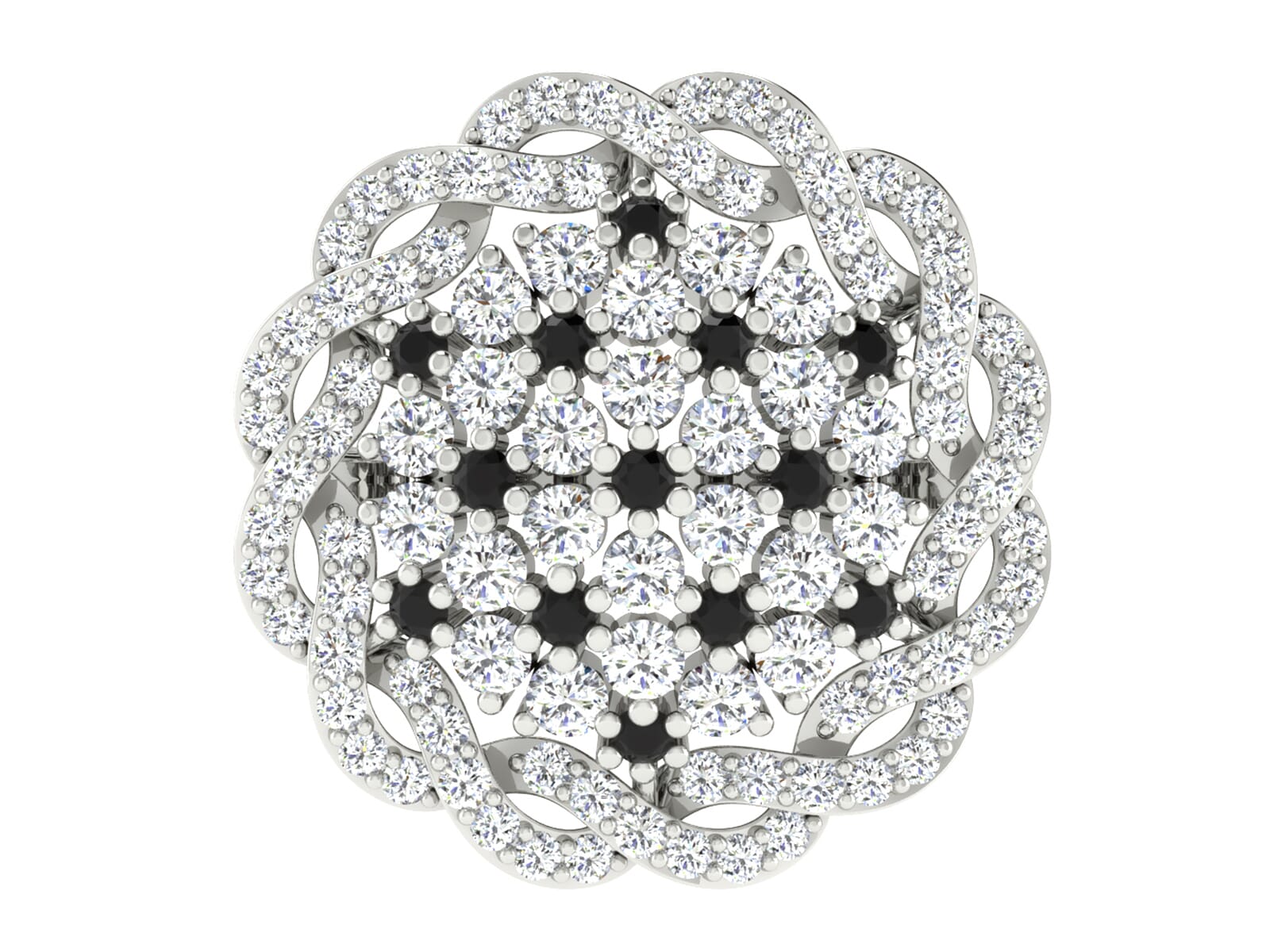 18KT Gold and 2.10 Carat F Color VS Clarity Diamond Ring