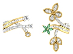 18KT Gold and 1.50 Carat F Color VS Clarity Diamond Ring