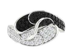 18KT Gold and 1.00 Carat F Color VS Clarity Diamond Ring