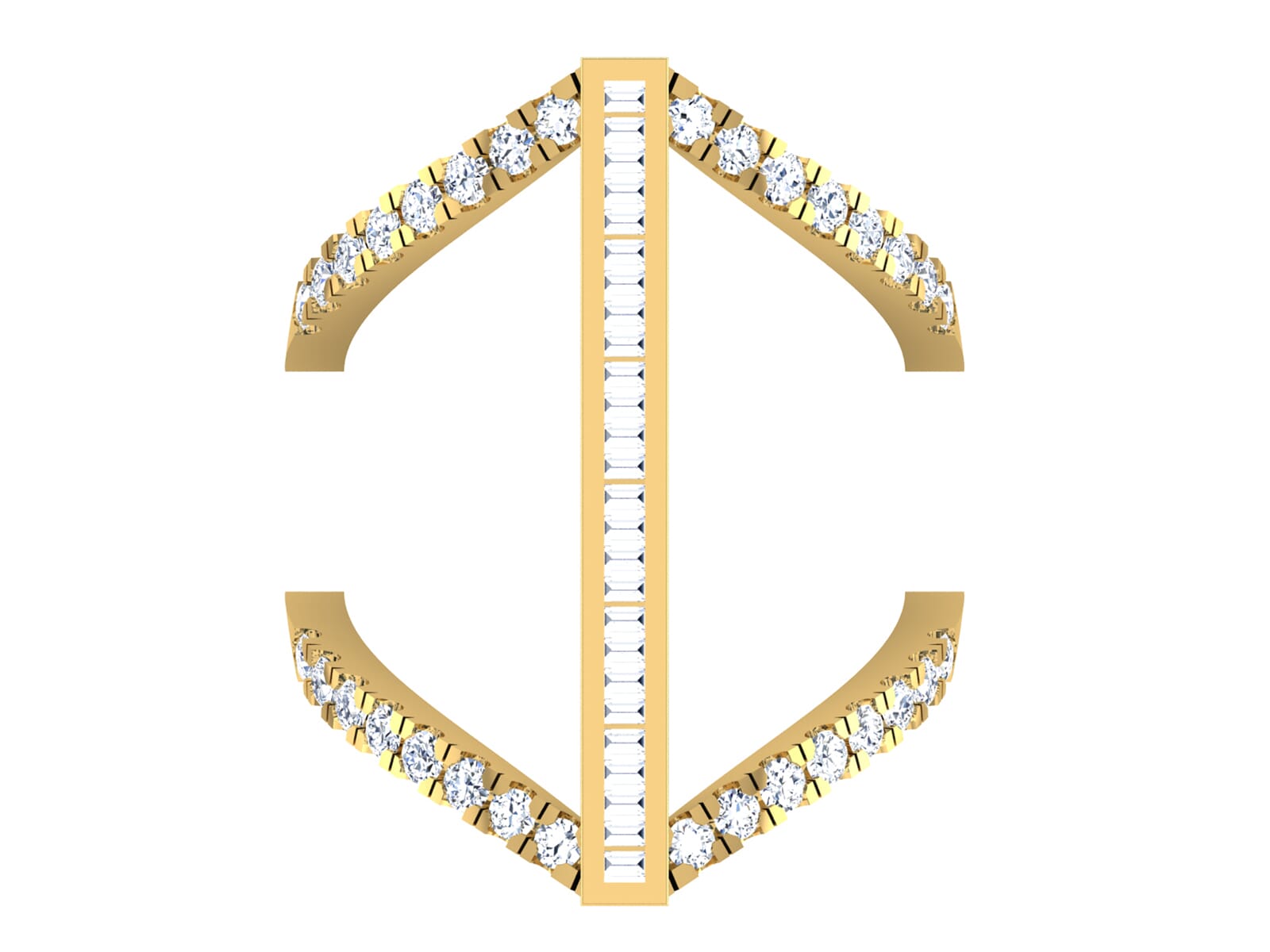 18KT Gold and 0.88 Carat F Color VS Clarity Diamond Ring