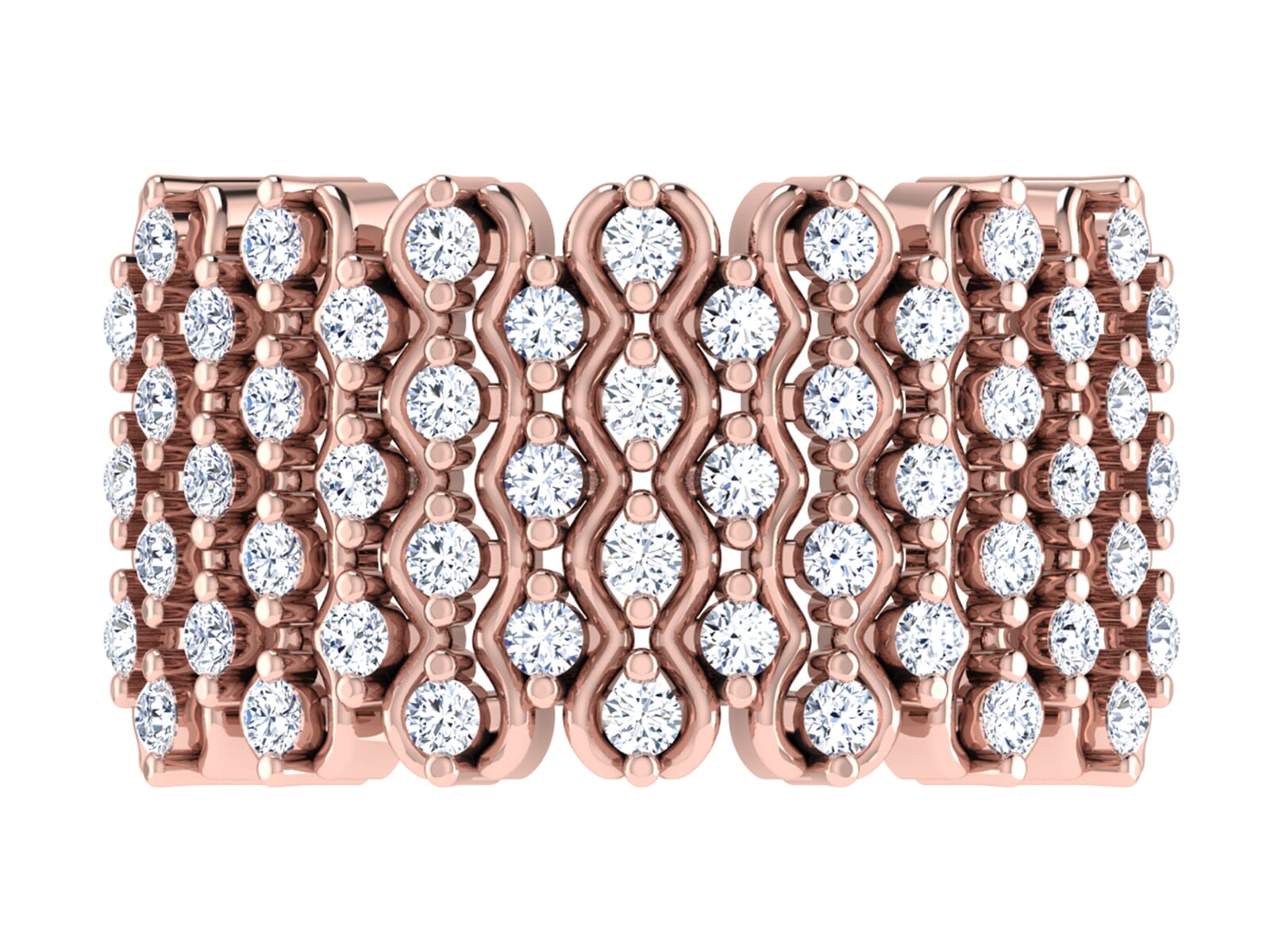 18KT Gold and 0.93 Carat F Color VS Clarity Diamond Ring