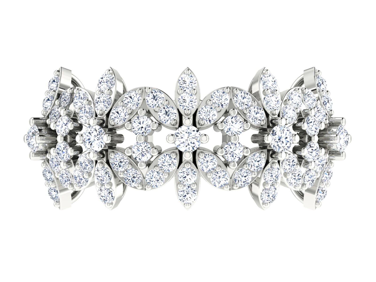 18KT Gold and 1.20 Carat F Color VS Clarity Diamond Ring