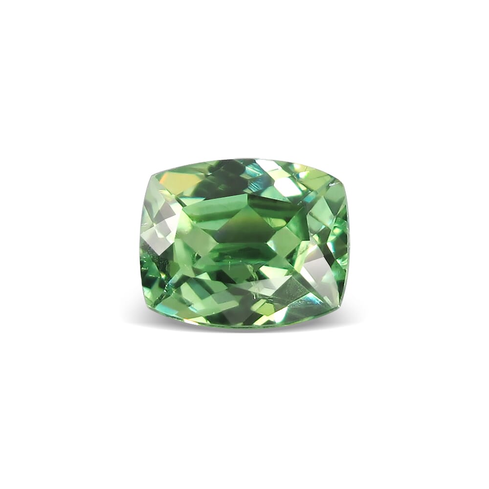 0.84-Carat VVS-Clarity Deep Green Russia Demantoid Garnet