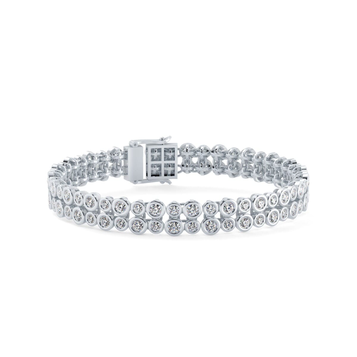 18K Gold and 4.63 carat Diamonds Fashion Bracelet