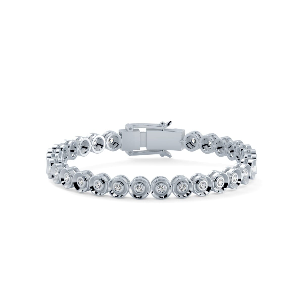 18K Gold and 0.93 carat Diamonds Fashion Bracelet