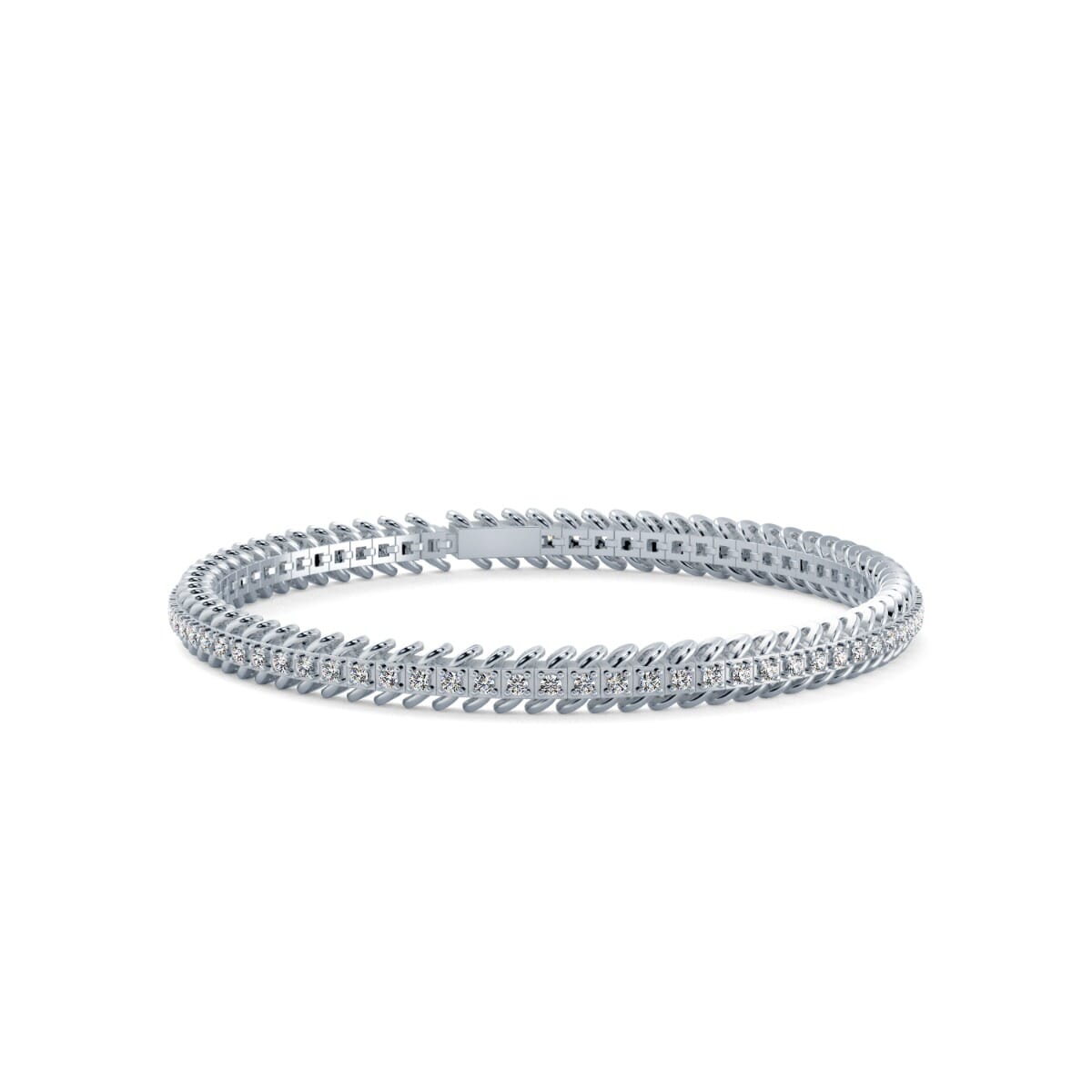 18K Gold and 1.15 carat Diamonds Fashion Bracelet