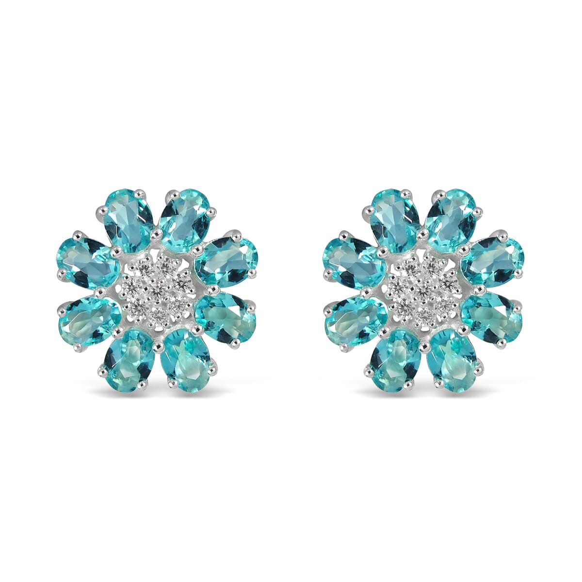 Zircon Sterling Silver Earrings