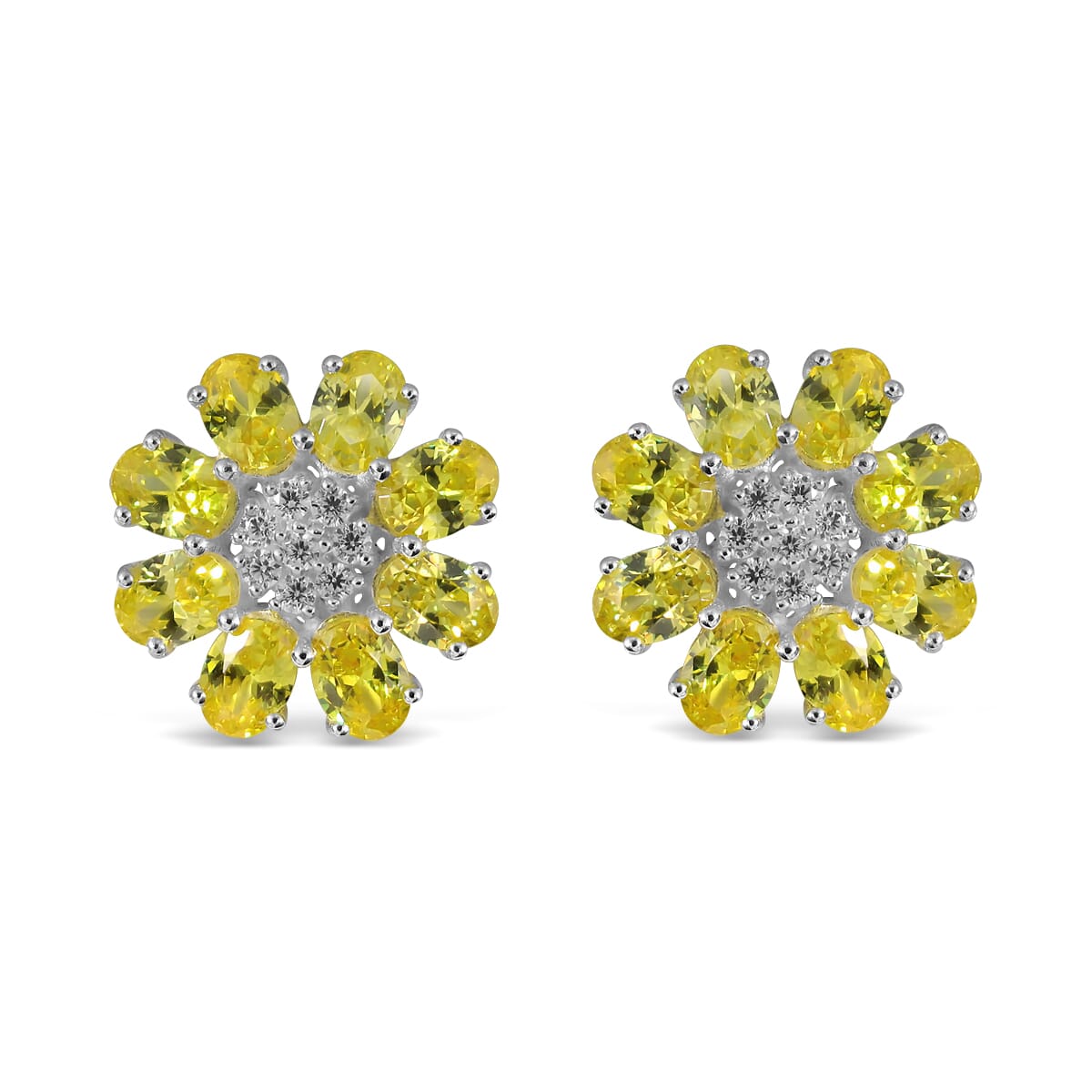 Citrine Sterling Silver Earrings