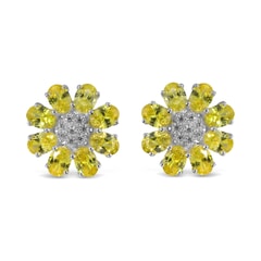Citrine Sterling Silver Earrings