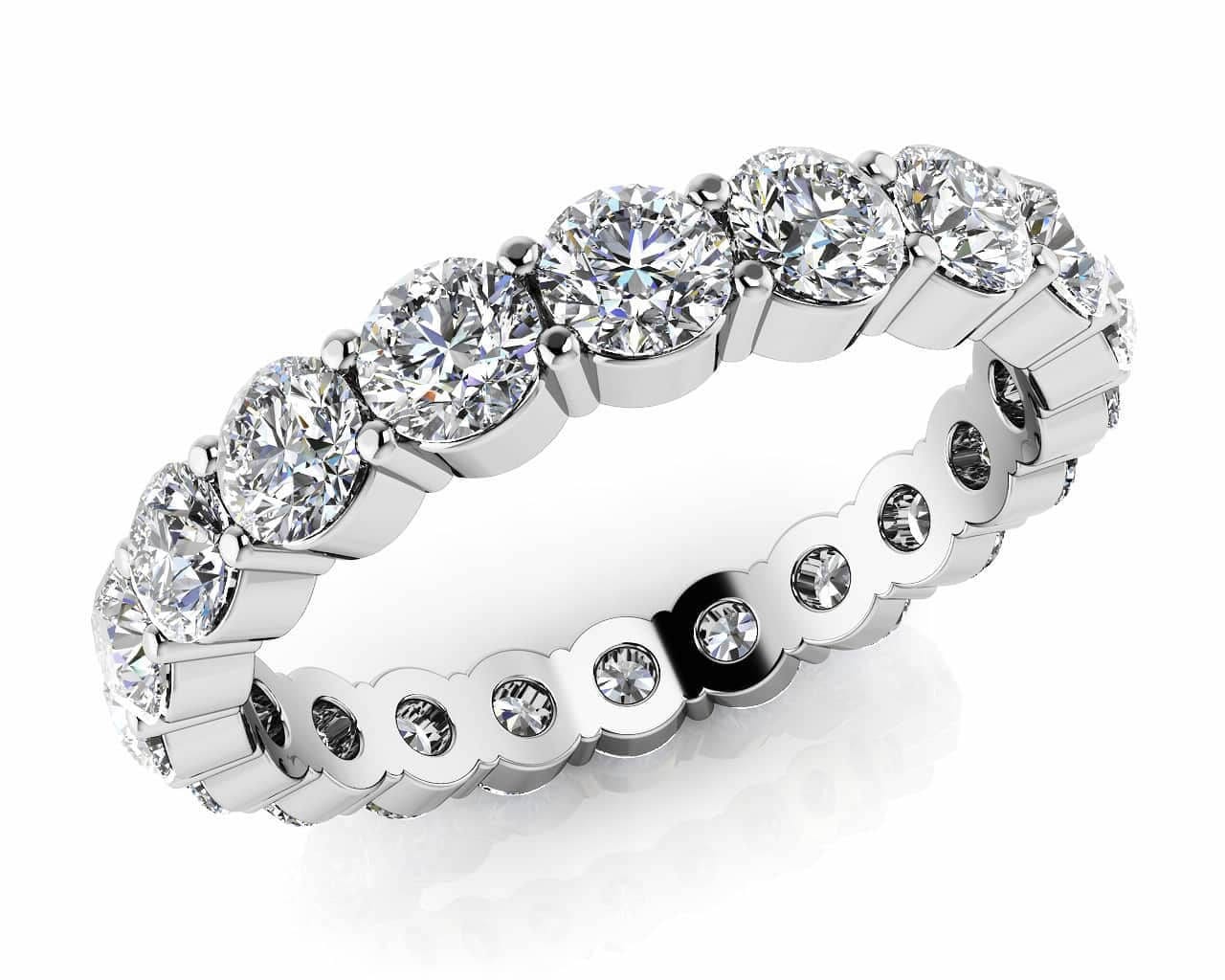 18KT Gold Forty Stone Diamond Eternity Ring