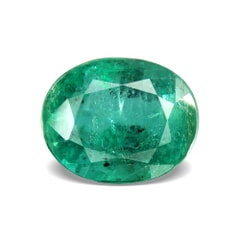 7.48-Carat Transparent-Clarity Intense Green Zambia Natural Emerald