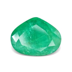 4.39-Carat Transparent-Clarity Columbia Green Zambia Natural Emerald