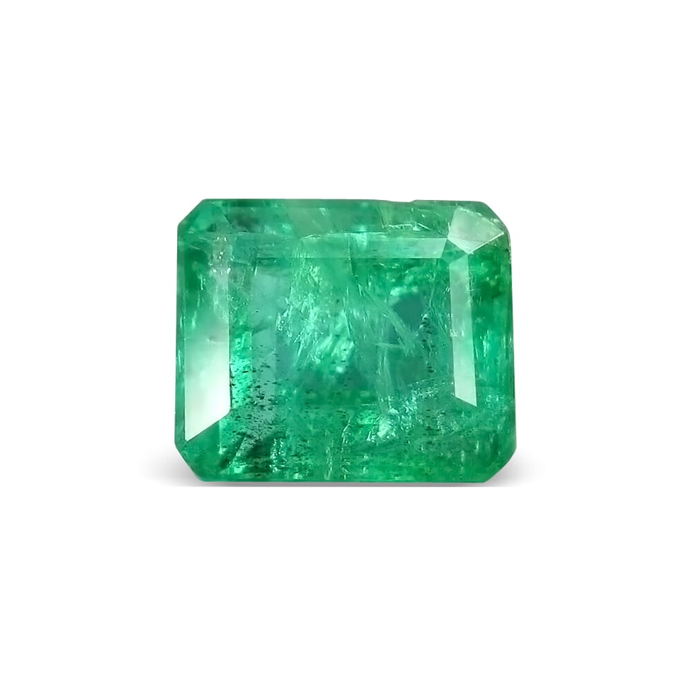 2.70-Carat Transparent-Clarity Dark Green Zambia Natural Emerald