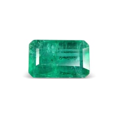1.75-Carat Transparent-Clarity Dark Green Zambia Natural Emerald