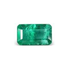 1.95-Carat Transparent-Clarity Dark Green Zambia Natural Emerald