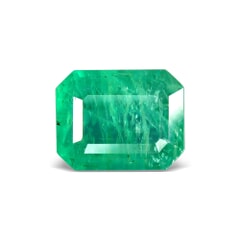 7.50-Carat Transparent-Clarity Dark Green Zambia Natural Emerald