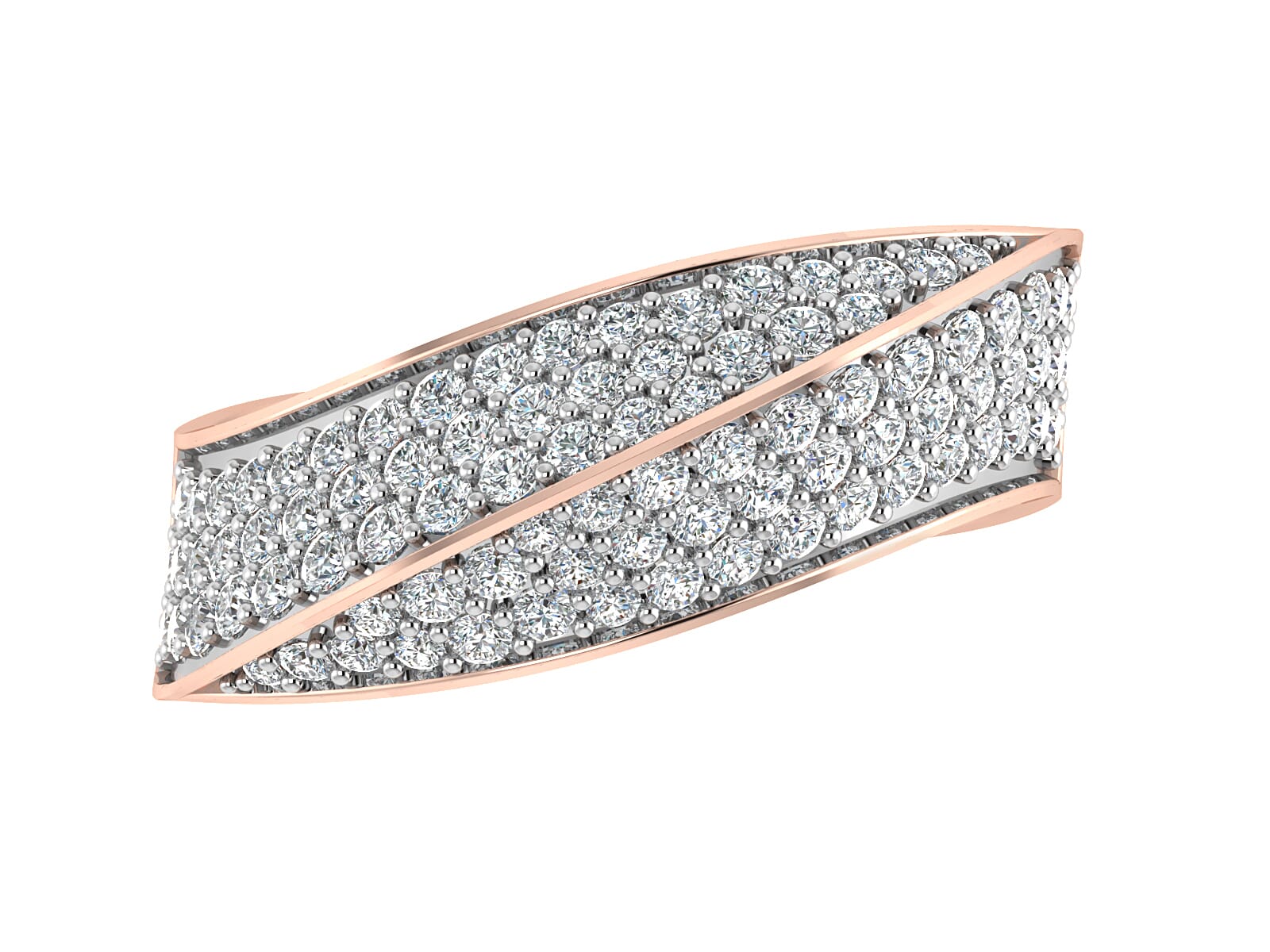 18KT Gold and 1.21 Carat F Color VS Clarity Diamond Ring