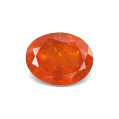 5.14 Carat Transparent with Natural Inclusion-Clarity Deep Orange Mexico Fire Opal