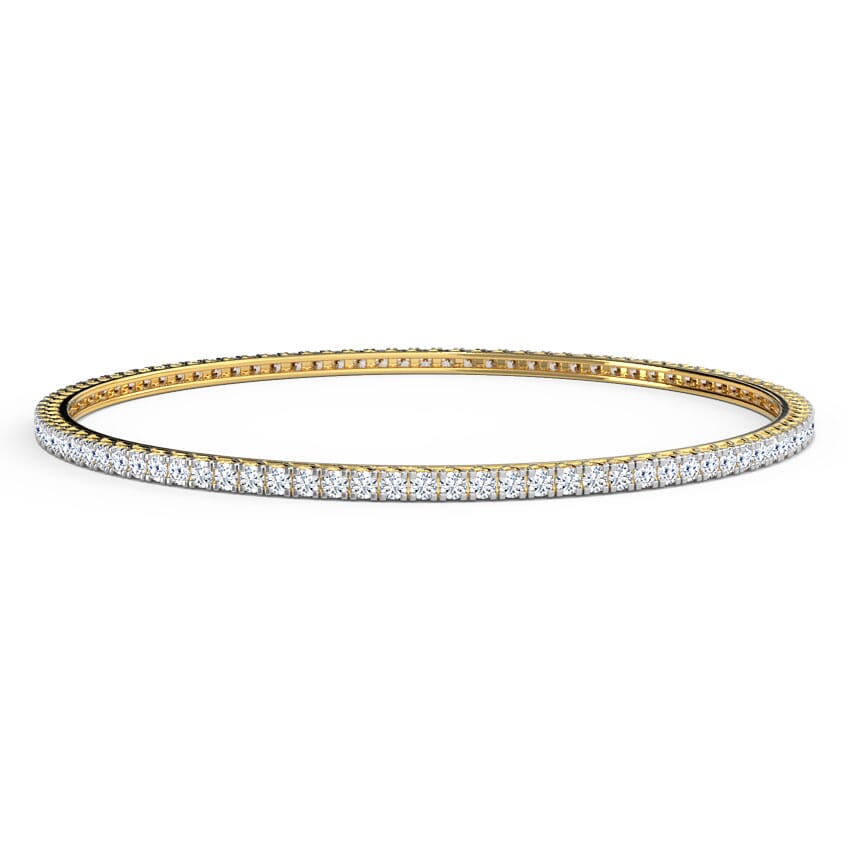 18K Gold and 3.00 carat Diamonds Bangle