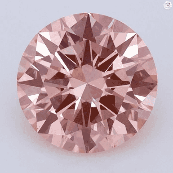 1.92-Carat Fancy Vivid Pink Color VS1-Clarity Certified Lab Fancy Diamond