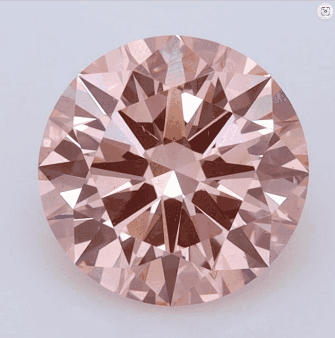 1.91-Carat Fancy Vivid Pink Color VS2-Clarity Certified Lab Fancy Diamond