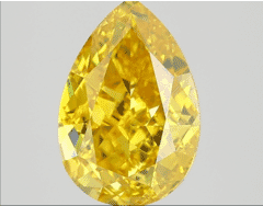 2.26 Carat Fancy Vivid Yellow -Color VS1-Clarity Certified Lab Diamond