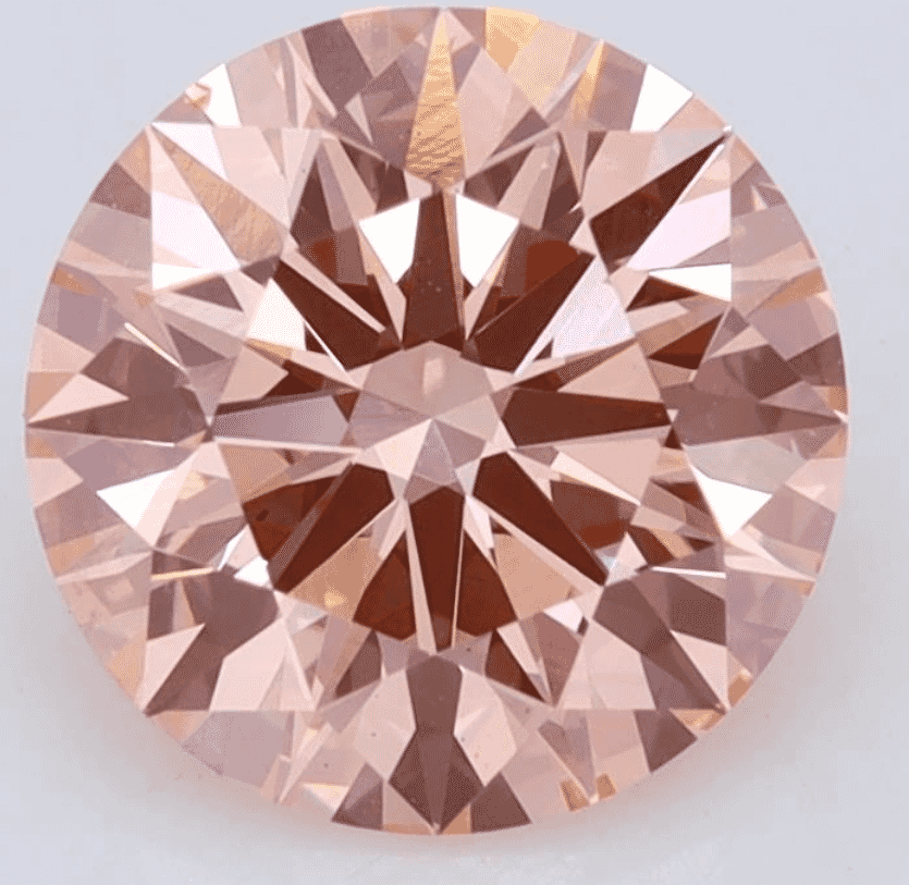 2.74 Carat  Color VS2-Clarity Fancy Vivid Pink Lab Fancy Diamond
