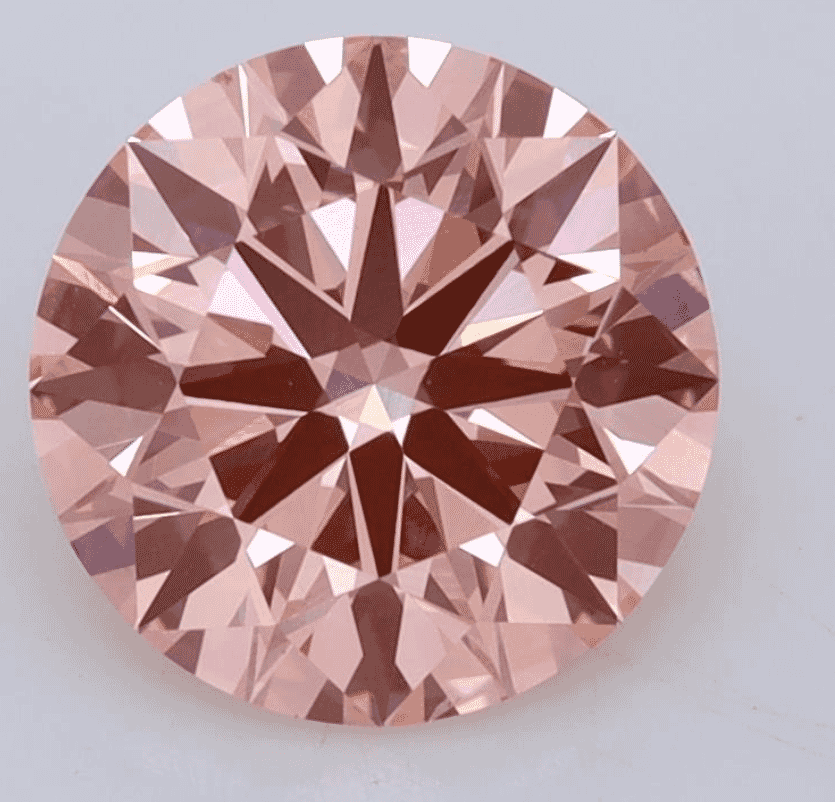 2.42-Carat Fancy Vivid Pink Color VS1-Clarity Certified Lab Fancy Diamond