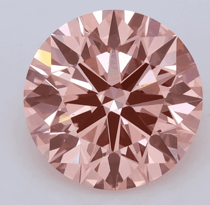 2.78 Carat  Color VS2-Clarity Fancy Vivid Pink Lab Fancy Diamond