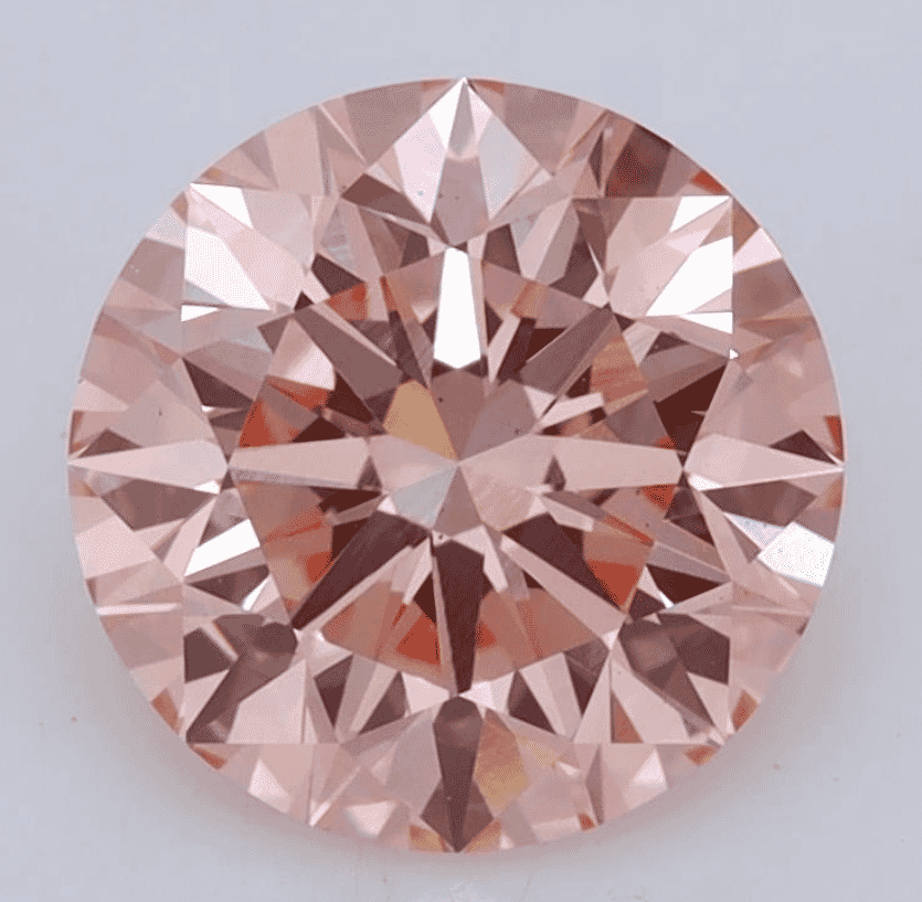 2.65Carat  Color VS2-Clarity Fancy Vivid Pink Lab Fancy Diamond