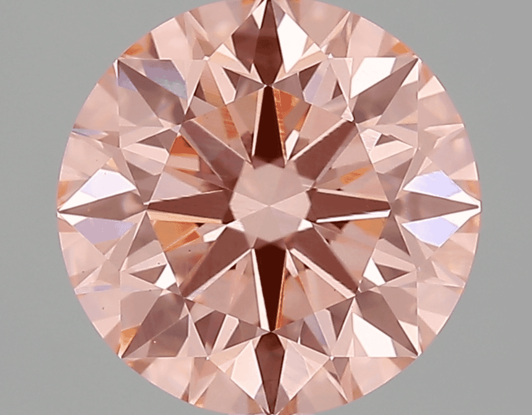2.63Carat  Color VS1-Clarity Fancy Vivid Pink Lab Fancy Diamond