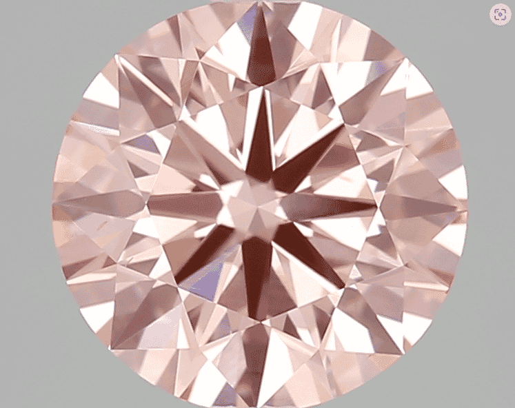 1.76-Carat Fancy Vivid Pink Color VS2-Clarity Certified Lab Fancy Diamond