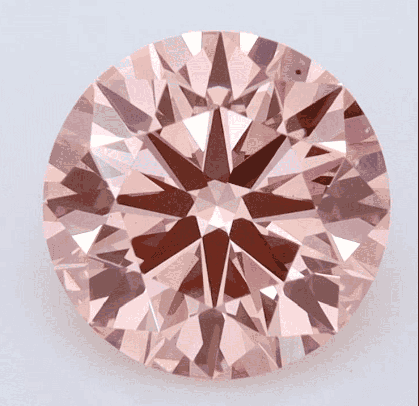 2.51Carat Fancy Vivid Pink Color VS2-Clarity Certified Lab Fancy Diamond