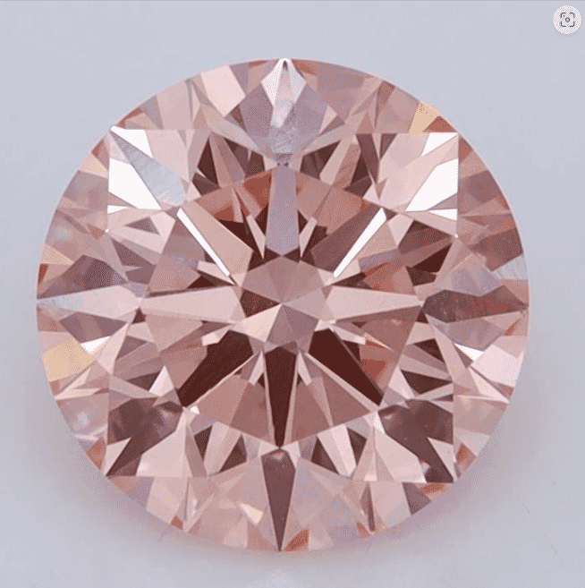 2.26-Carat Fancy Vivid Pink Color VS1-Clarity Certified Lab Fancy Diamond