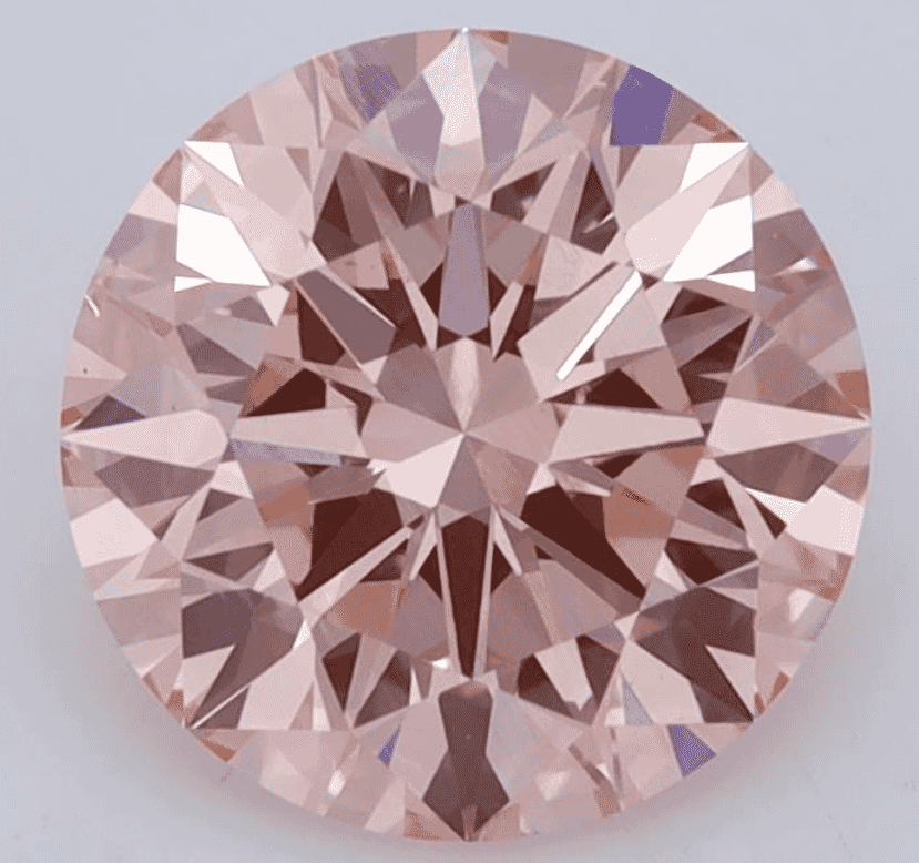 2.52Carat Fancy Intense Pink Color VS2-Clarity Certified Lab Fancy Diamond