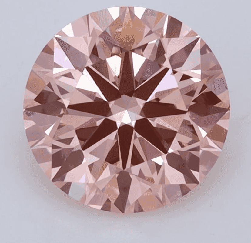 2.46-Carat Fancy Vivid Pink Color VS1-Clarity Certified Lab Fancy Diamond