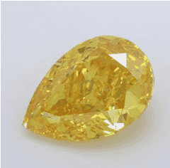 1.55 Carat Fancy Vivid Yellow -Color VS1-Clarity Certified Lab Diamond