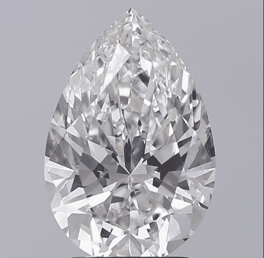 3.08Carat F Color VVS2 Clarity Certified Lab Diamond