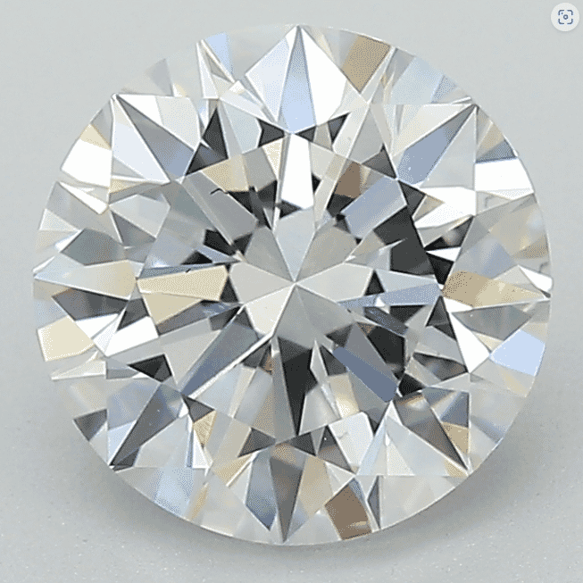 2.50-Carat F-Color VS1-Clarity Certified Lab Diamond