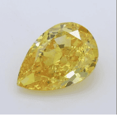 1.16 -Carat Fancy Vivid Yellow -Color VS1-Clarity Certified Lab Diamond