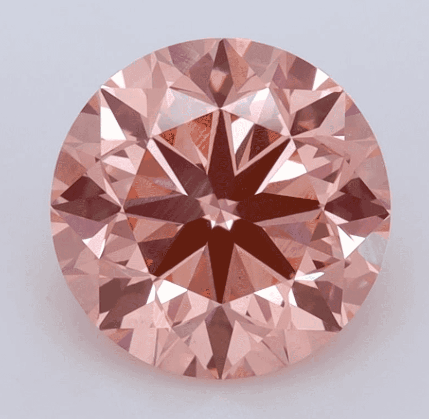 2.78 Carat  Color VS1-Clarity Fancy Vivid Pink Lab Fancy Diamond
