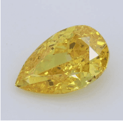 1.20 -Carat Fancy Vivid Yellow -Color VS1-Clarity Certified Lab Diamond