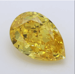 1.51Carat Fancy Vivid Yellow -Color VS2-Clarity Certified Lab Diamond