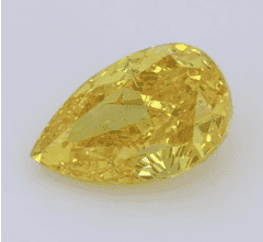 1.01-Carat Fancy Vivid Yellow-Color VS2-Clarity Certified Lab Diamond