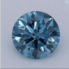 1.32-Carat Fancy Vivid Blue Color VS1-Clarity Certified Lab Fancy Diamond