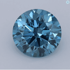 1.30-Carat Fancy Vivid Blue Color VS1-Clarity Certified Lab Fancy Diamond