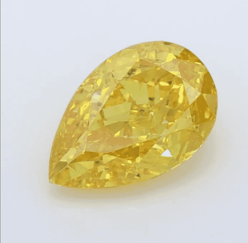 1.03Carat  Color VS2-Clarity Fancy Vivid  Yellow Lab Fancy Diamond