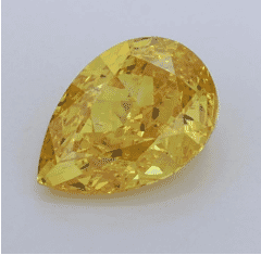 1.61Carat  Color VS2-Clarity Fancy Vivid  Yellow Lab Fancy Diamond