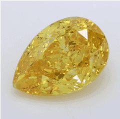 1.71Carat Color VS2-Clarity Fancy Vivid Yellow Lab Fancy Diamond